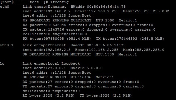 linux ip adresi ekleme 6 Linux (Centos) sunucuya ek IP adresi nasıl eklenir?