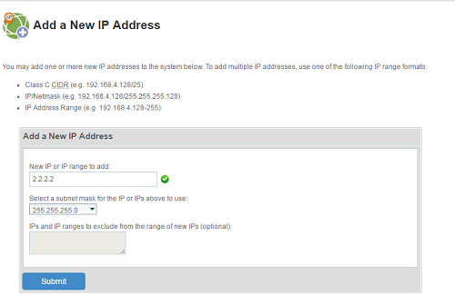 nameserver c1t WHM Panelden Sunucuya Yeni Ip Adresi Ekleme( WHM Panel Add a New IP Address)